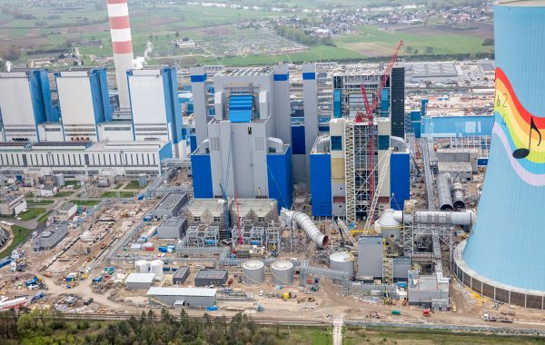 Construction of units 5 and 6 in the Opole power plant
